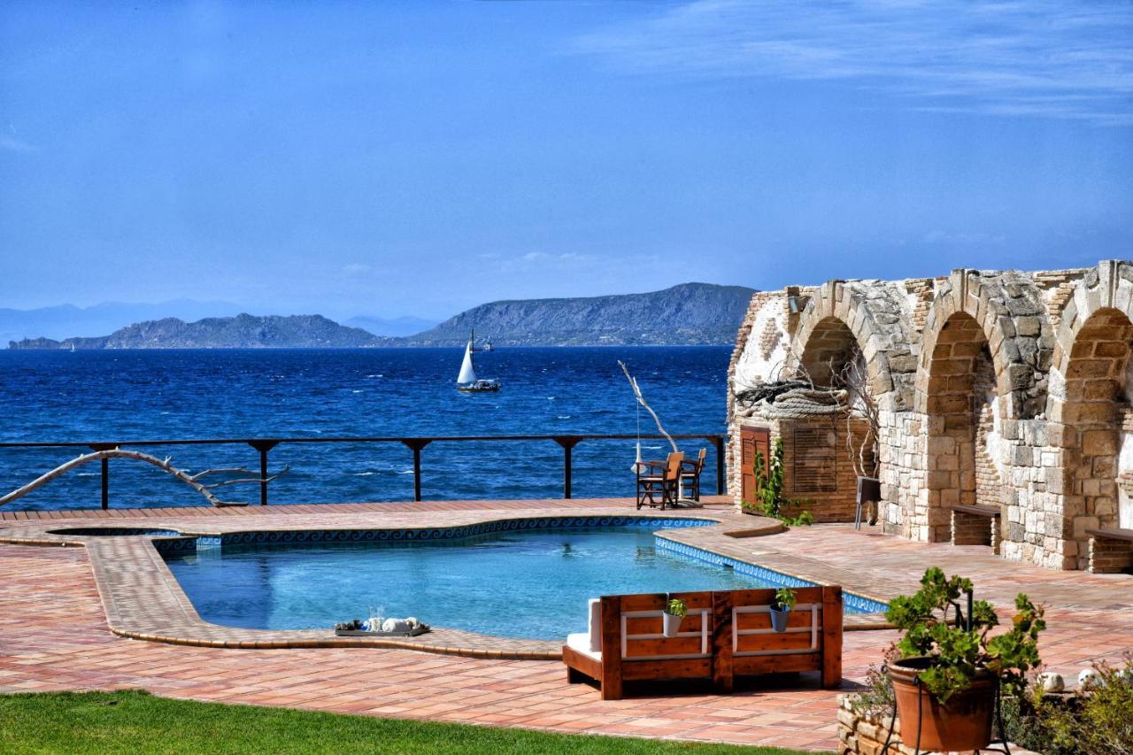 Luxurious Villa By The Sea Posidhonía Eksteriør billede